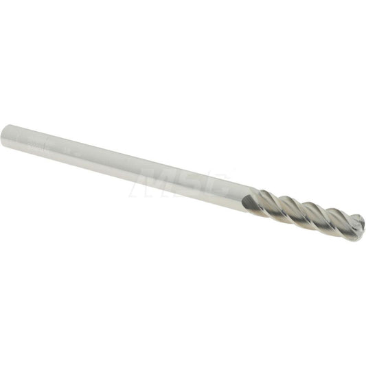 Accupro 93028249 Corner Radius End Mill 3/8" Dia, 1-1/2" LOC, 1/8" Radius, 4 Flutes, Solid Carbide