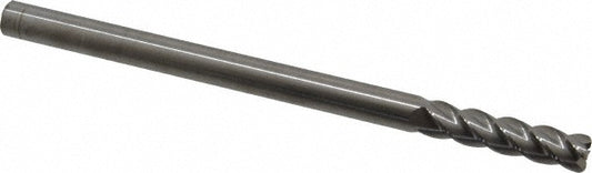 Accupro 93028280 Corner Radius End Mill 3/8" Dia, 1-1/2" LOC, 0.06" Radius, 4 Flutes, Solid Carbide