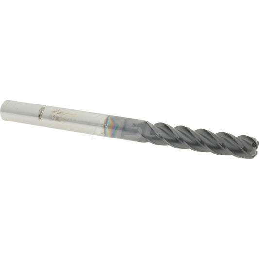 Accupro 93028413 Corner Radius End Mill 1/4" Dia, 1-1/8" LOC, 0.06" Radius, 4 Flutes, Solid Carbide