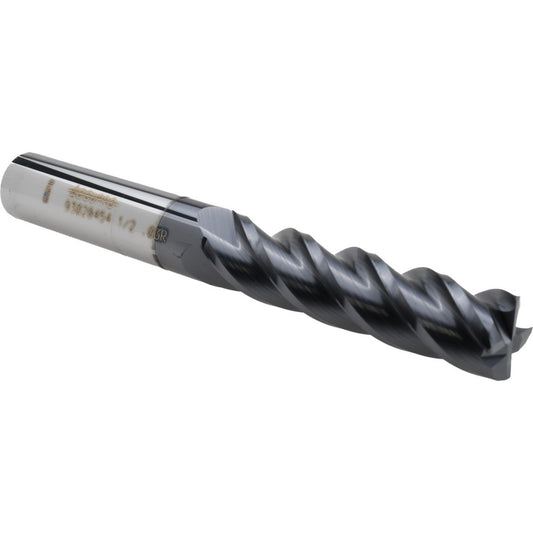 Accupro 93028454 Corner Radius End Mill 1/2" Dia, 2" LOC, 0.03" Radius, 4 Flutes, Solid Carbide