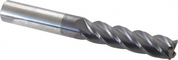 Accupro 93028462 Corner Radius End Mill 1/2" Dia, 2" LOC, 0.045" Radius, 4 Flutes, Solid Carbide