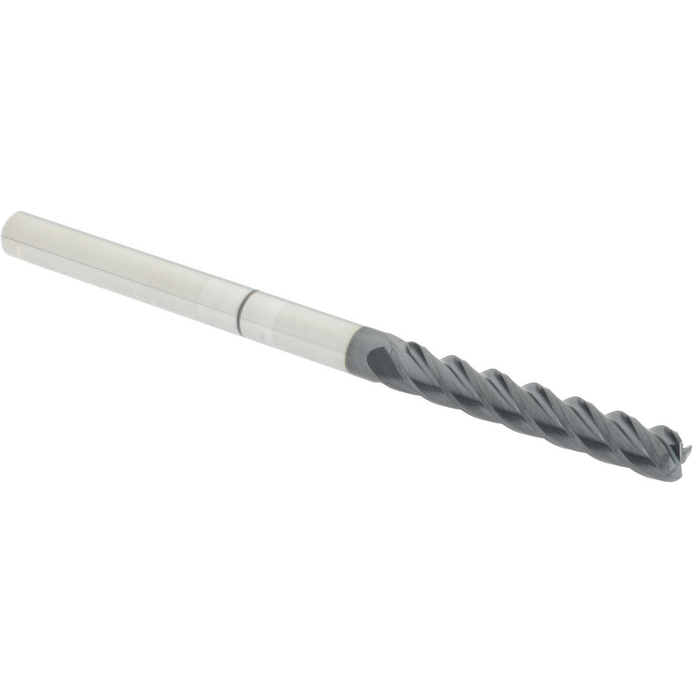 Accupro 93028595 Corner Radius End Mill 3/16" Dia, 1-1/8" LOC, 0.03" Radius, 4 Flutes, Solid Carbide