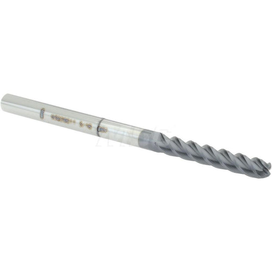 Accupro 93028611 Corner Radius End Mill 3/16" Dia, 1-1/8" LOC, 0.06" Radius, 4 Flutes, Solid Carbide