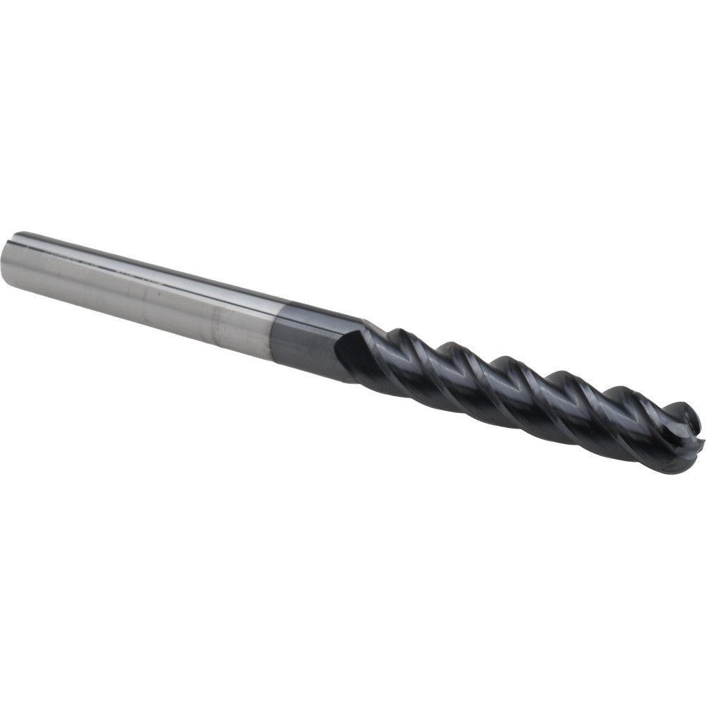Accupro 93028637 Corner Radius End Mill 5/16" Dia, 1-5/8" LOC, 1/8" Radius, 4 Flutes, Solid Carbide