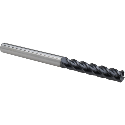 Accupro 93028678 Corner Radius End Mill 5/16" Dia, 1-5/8" LOC, 0.06" Radius, 4 Flutes, Solid Carbide