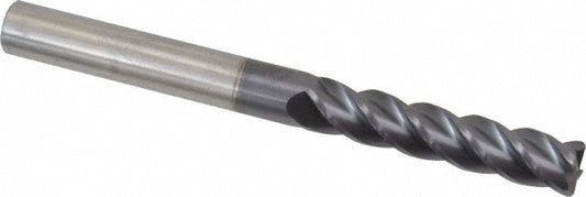 Accupro 93028736 Corner Radius End Mill 3/8" Dia, 1-3/4" LOC, 0.045" Radius, 4 Flutes, Solid Carbide