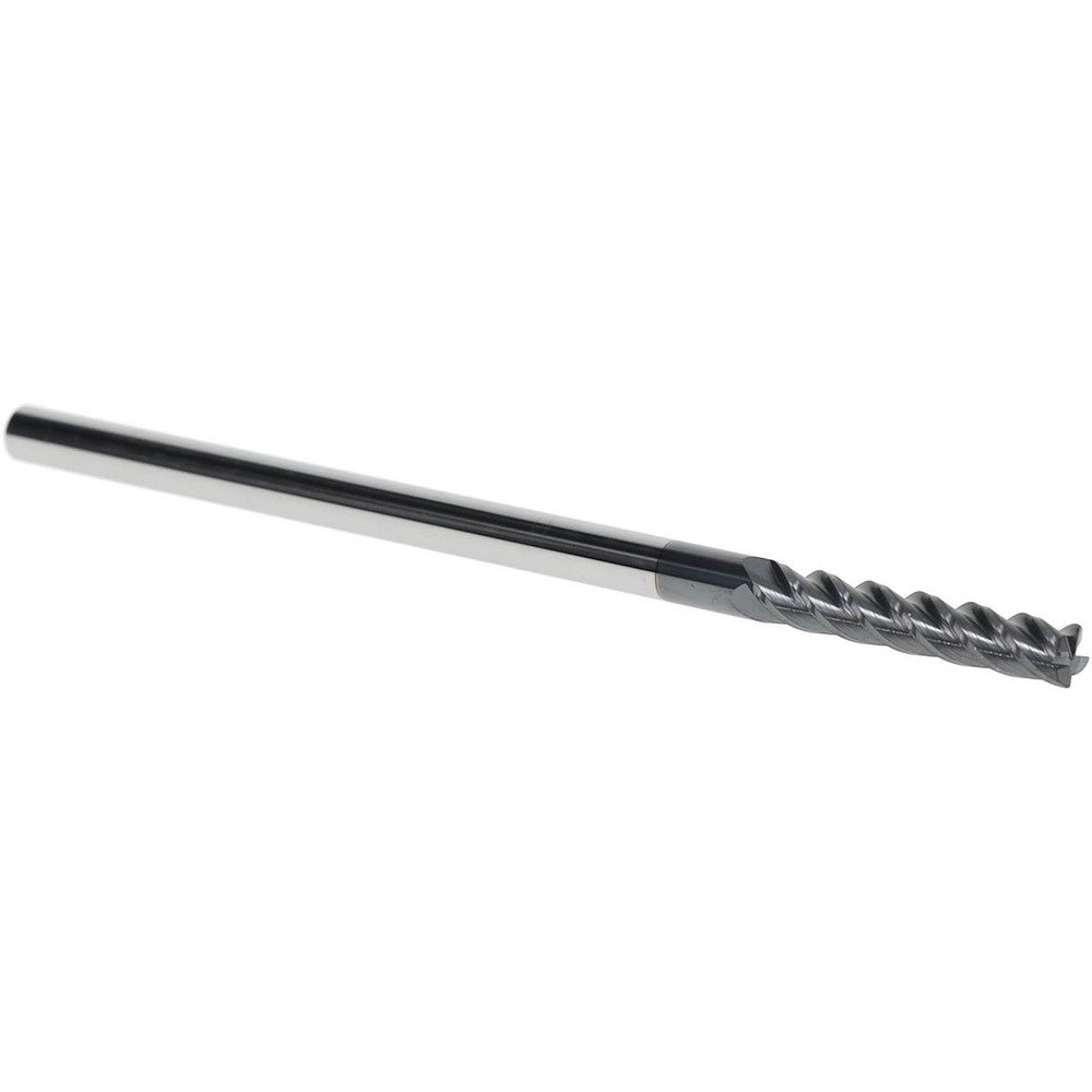 Accupro 93028884 Corner Radius End Mill 3/16" Dia, 1" LOC, 0.01" Radius, 4 Flutes, Solid Carbide