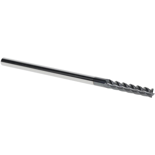 Accupro 93028884 Corner Radius End Mill 3/16" Dia, 1" LOC, 0.01" Radius, 4 Flutes, Solid Carbide