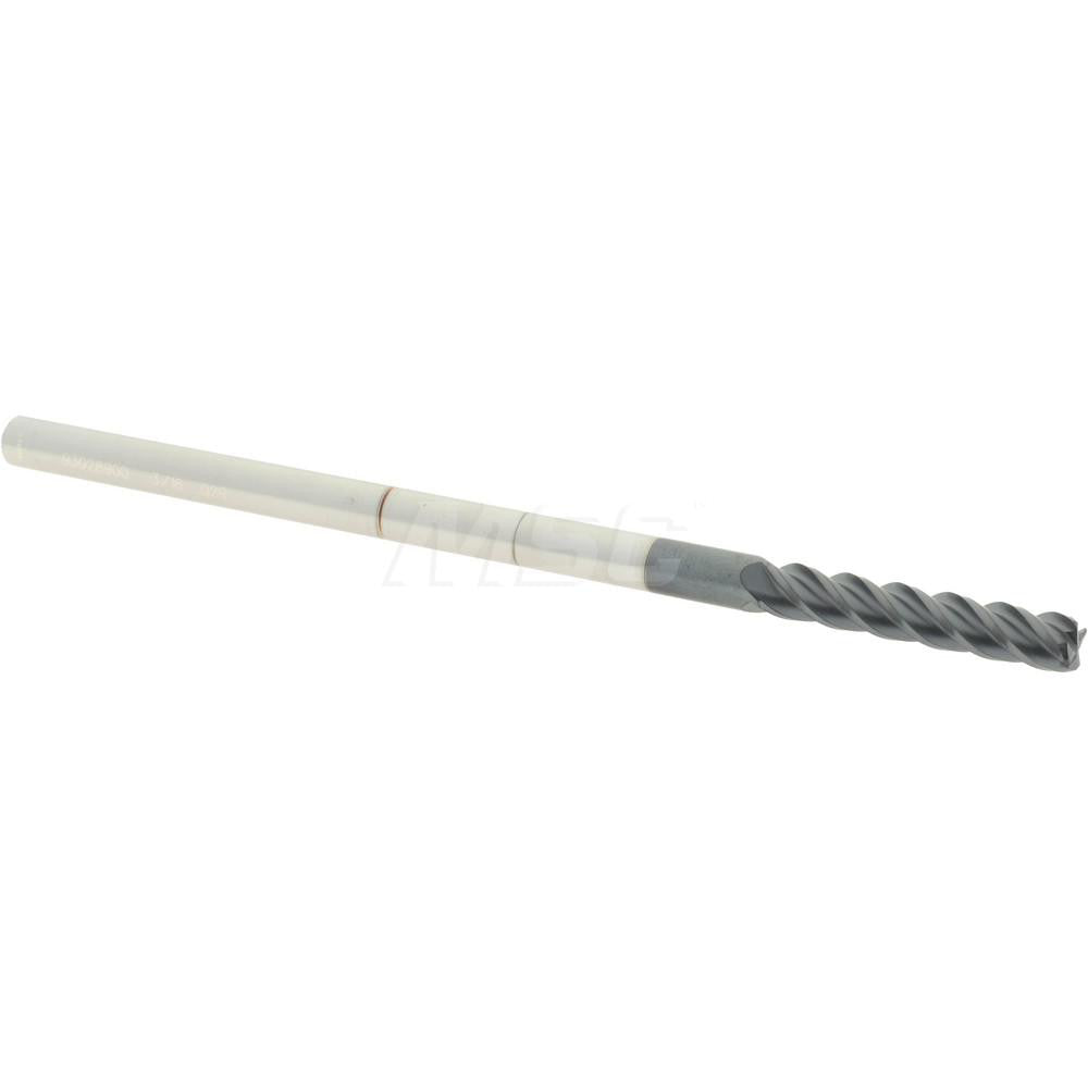 Accupro 93028900 Corner Radius End Mill 3/16" Dia, 1" LOC, 0.02" Radius, 4 Flutes, Solid Carbide
