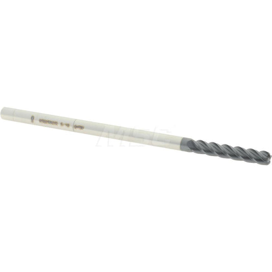 Accupro 93028926 Corner Radius End Mill 3/16" Dia, 1" LOC, 0.045" Radius, 4 Flutes, Solid Carbide