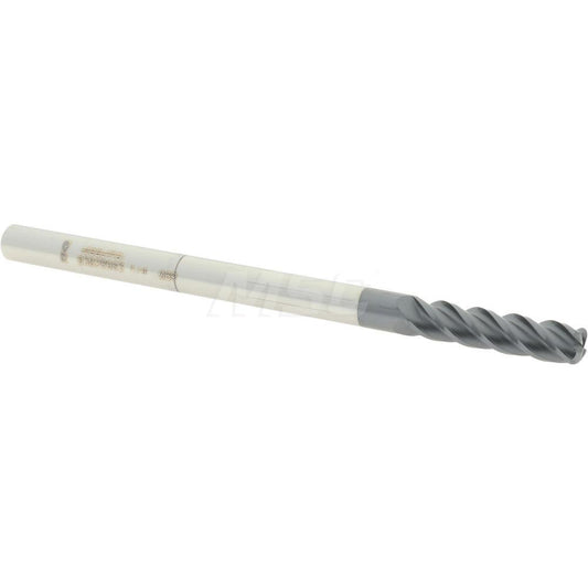 Accupro 93028983 Corner Radius End Mill 1/4" Dia, 1" LOC, 0.06" Radius, 4 Flutes, Solid Carbide
