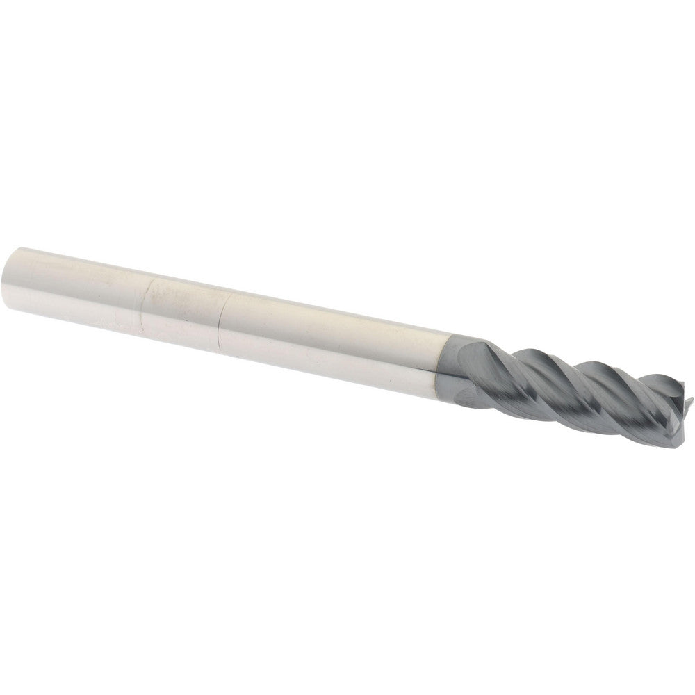 Accupro 93029023 Corner Radius End Mill 3/8" Dia, 1" LOC, 0.03" Radius, 4 Flutes, Solid Carbide