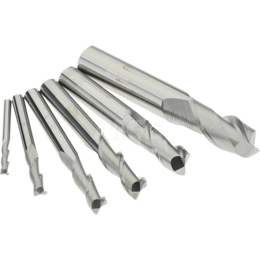 Accupro 93031268 End Mill Set 2 Flute, Square End