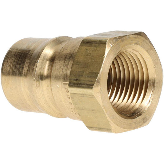Parker BH4-61 Hydraulic Hose Female Pipe Rigid Nipple Fitting Hose Size 1/2", 1/2" Thread, 1,000 psi