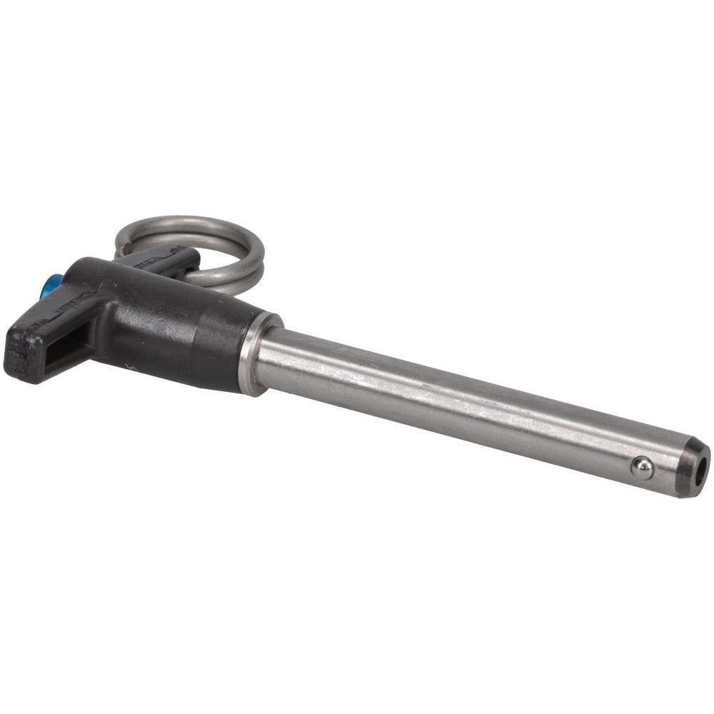 Jergens 801038 Push-Button Quick-Release Pin T-Handle, 5/16" Pin Dia, 2" Usable Length
