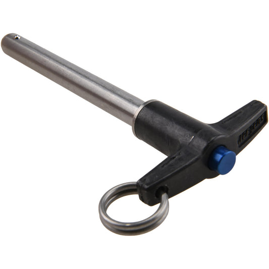 Jergens 801057 Push-Button Quick-Release Pin T-Handle, 3/8" Pin Dia, 3" Usable Length