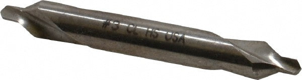 Chicago-Latrobe 56703 Combination Drill & Countersink #3, 1/4" Body Dia, High-Speed Steel