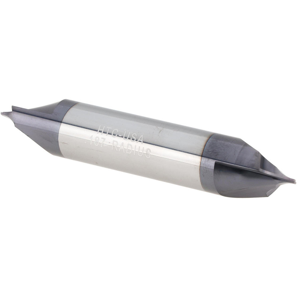 Harvey Tool 46187-C3 Corner Rounding End Mill 3/16" Radius, 7/16" Dia, 2 Flutes, Solid Carbide