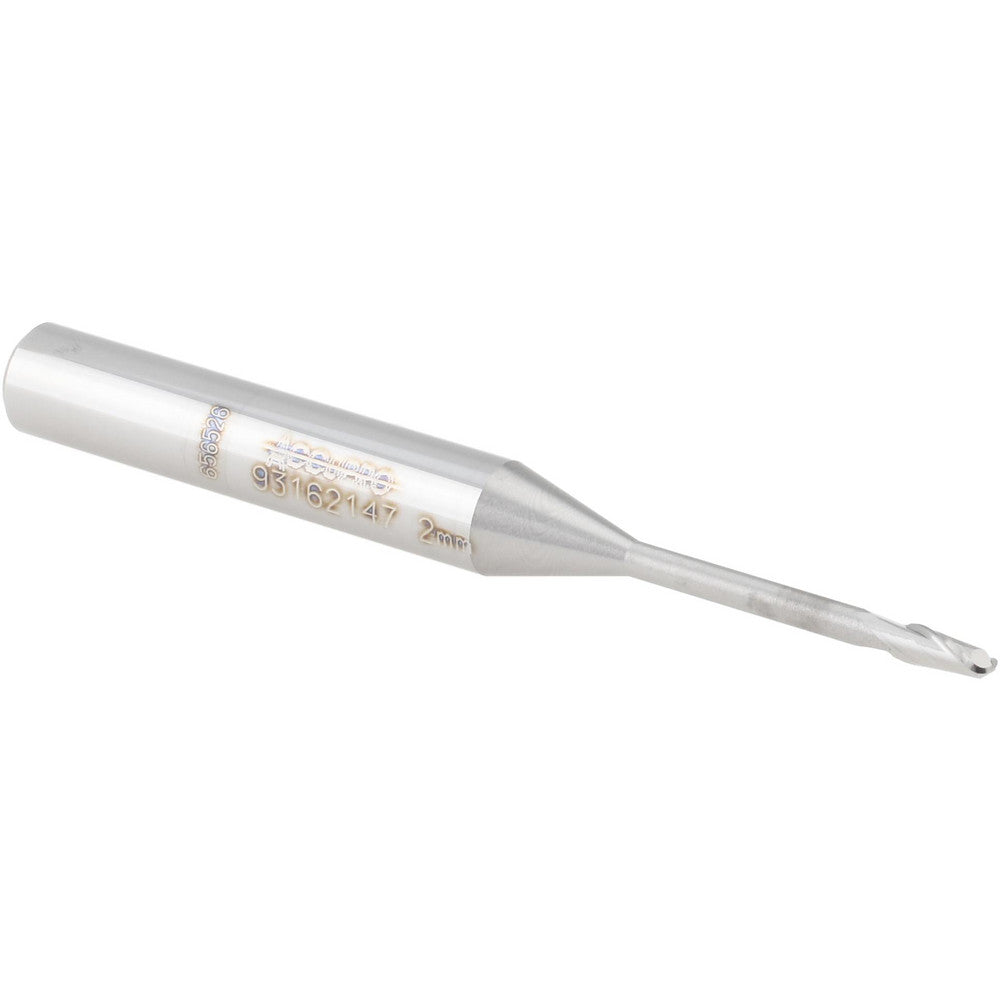 Accupro 93162147 Ball End Mill 2.00 mm Dia, 5.00 mm LOC, 2 Flute, Solid Carbide
