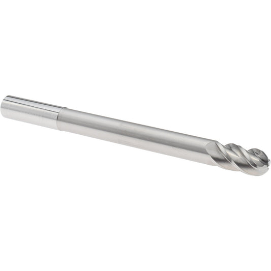 Accupro 93162451 Ball End Mill 1/2" Dia, 1" LOC, 4 Flute, Solid Carbide
