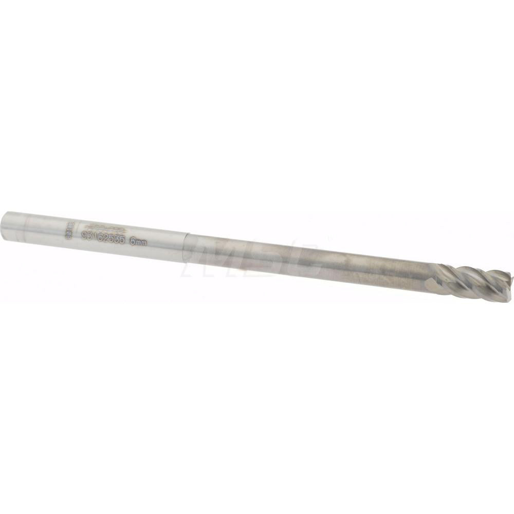 Accupro 93162535 Square End Mill 0.2362'' Dia, 0.4724'' LOC, 4 Flutes, Solid Carbide