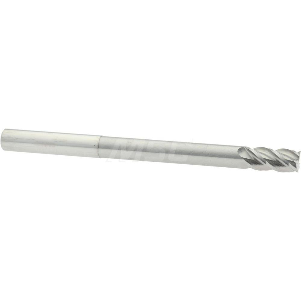 Accupro 93162709 Square End Mill 5/16'' Dia, 5/8'' LOC, 5/16'' Shank Dia, 4'' OAL, 4 Flutes, Solid Carbide