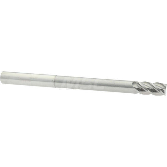 Accupro 93162709 Square End Mill 5/16'' Dia, 5/8'' LOC, 5/16'' Shank Dia, 4'' OAL, 4 Flutes, Solid Carbide