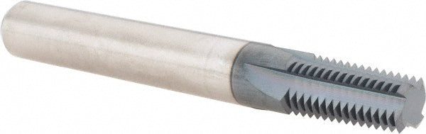 Scientific Cutting Tools, Inc. TM382-18NPT-A Straight Flute Thread Mill External & Internal, 4 Flutes, 7/16" Shank Dia, Solid Carbide