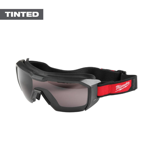 Milwaukee Tool 48-73-2061 Safety Goggles Type Tinted  Lens Coating Anti-Fog Scratch-Resistant  Vent Type Direct  Protection Type Dust Splash  Lens Color Gray  Lens Material Polycarbonate