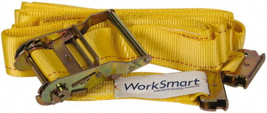 Value Collection WS-MH-RTD-011 Polyester Ratchet Logistic Strap Tie Down 20' Long, 1000 lb Load Capacity