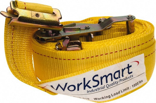 Value Collection WS-MH-RTD-010 Polyester Ratchet Logistic Strap Tie Down 16' Long, 1000 lb Load Capacity
