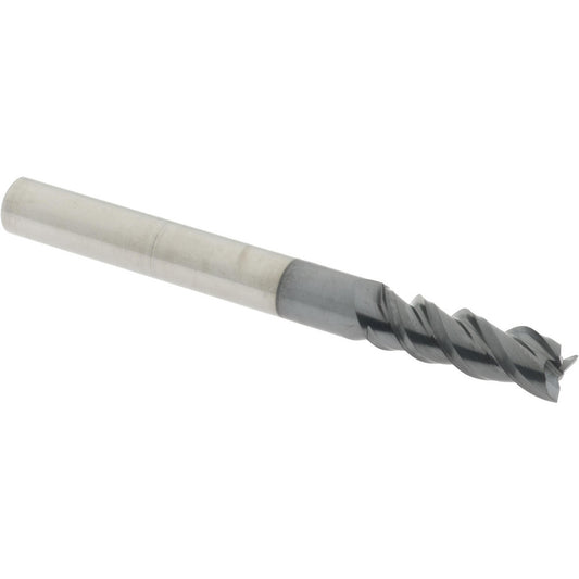 Accupro 95168297 Square End Mill 1/4" Dia, 3/4" LOC, 3 Flutes, Solid Carbide