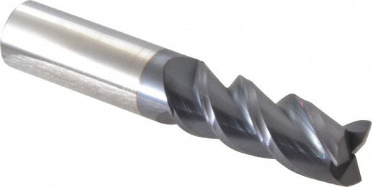 Accupro 95168340 Square End Mill 5/8" Dia, 1-5/8" LOC, 3 Flutes, Solid Carbide