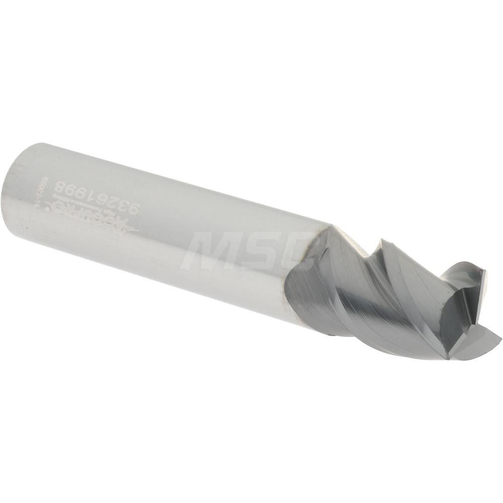 Accupro 95168416 Square End Mill 3/8" Dia, 1/2" LOC, 3 Flutes, Solid Carbide
