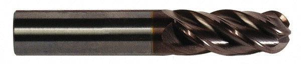 Accupro 95168430 Ball End Mill 5/16" Dia, 7/16" LOC, 4 Flute, Solid Carbide