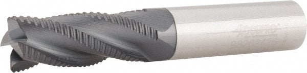 Accupro 2500446 Roughing End Mill 1/2" Dia, 4 Flutes, Single End, Solid Carbide