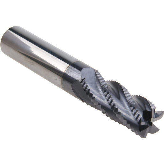 Accupro 2500263 Roughing End Mill 7/16" Dia, 5 Flutes, Single End, Solid Carbide