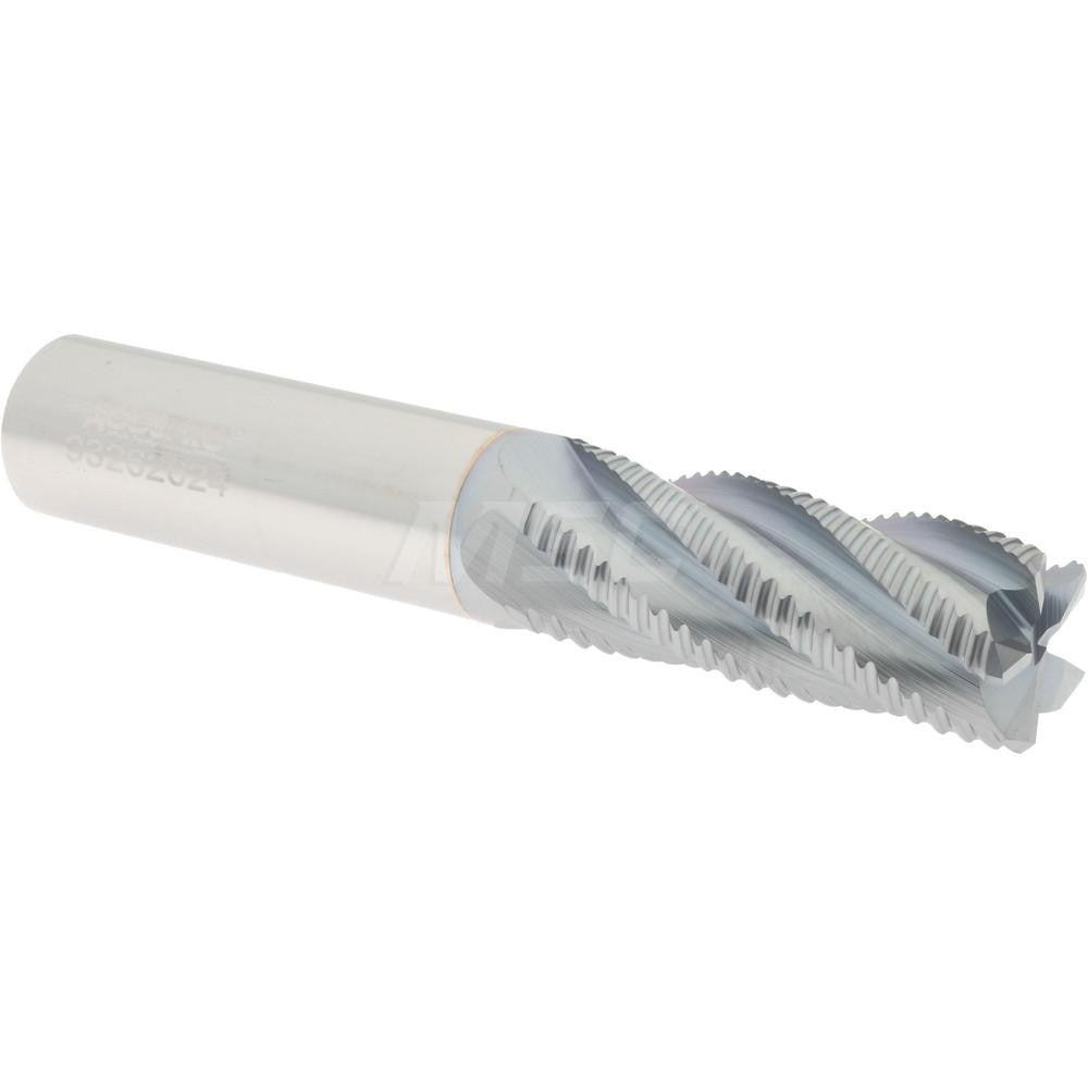 Accupro 2500256 Roughing End Mill 1/2" Dia, 5 Flutes, Single End, Solid Carbide