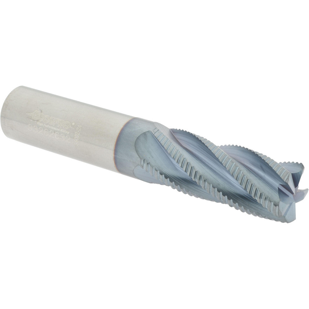 Accupro 2500288 Roughing End Mill 5/8" Dia, 5 Flutes, Single End, Solid Carbide