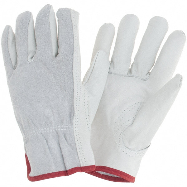 PIP 68-161SB/S Work Gloves PiP 68-161SB, Size Small, Leather Lined, Leather, General Purpose
