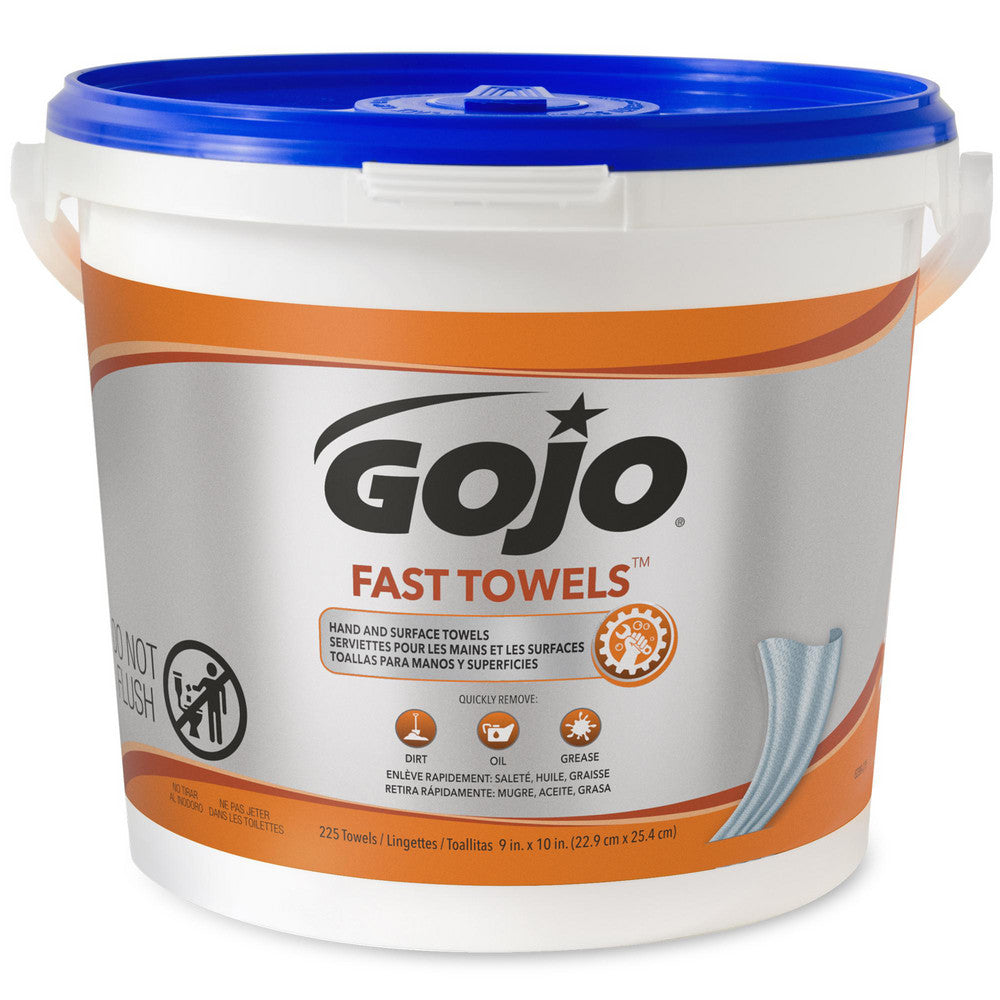 GOJO 6299-02 GOJO Fast Towels, 225 Count Bucket