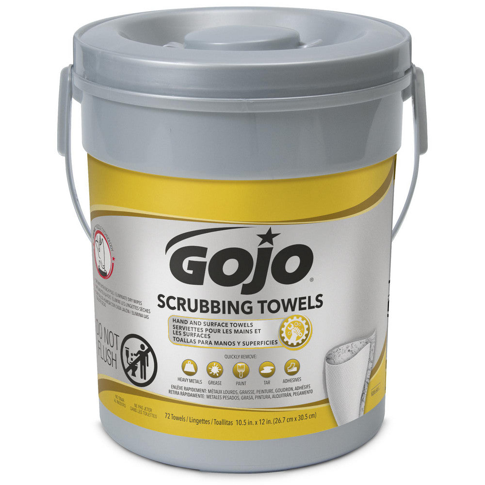 GOJO 6396-06 GOJO Scrubbing Towels, 72 Count Bucket