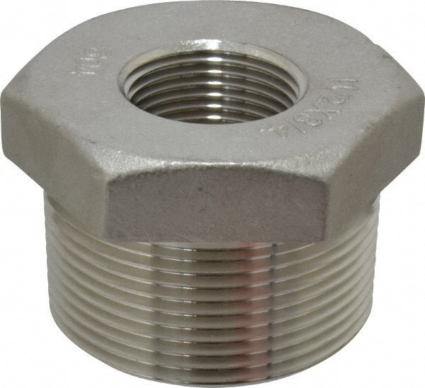 Merit Brass K414-2412 Pipe Bushing 1-1/2 x 3/4", 304 Stainless Steel