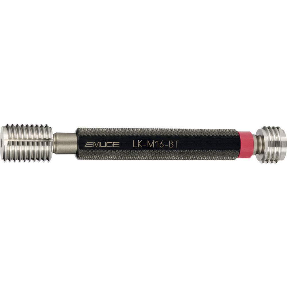 Emuge L0100100.5976 Plug Thread Go/No Go Gages Go/No Go Go No Go Thread Size #6-48 Material Steel Classification 2B Go Pitch Dia (Inch) 0.1247 Go Pitch Dia (mm) 3.1666 No Go Pitch Dia (mm) 3.2452 No Go Pitch Dia (Decimal Inch) 0.12780 Handle Included Yes