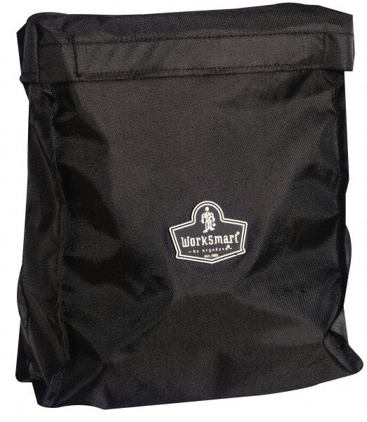 Ergodyne 13183 Facepiece Respirator Bag Nylon, Black, Use with Full Mask