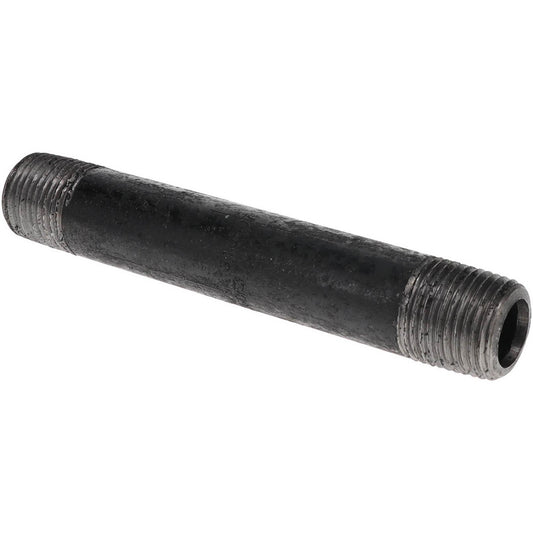 Value Collection 583-050XSBC Black Pipe Nipple 1/2" Dia x 5" Long, Schedule 80