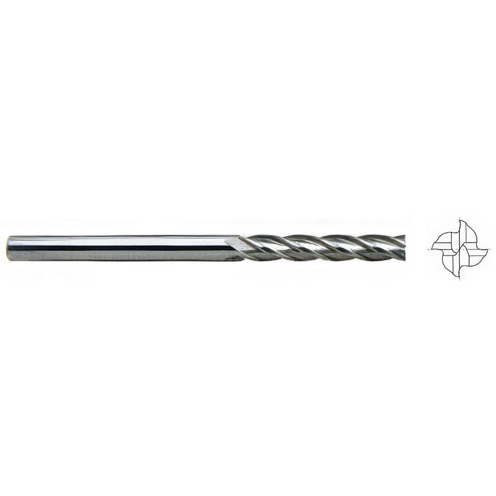 YG-1 55598TF Square End Mill 3/4" Dia, 3" LOC, 4 Flute, Solid Carbide