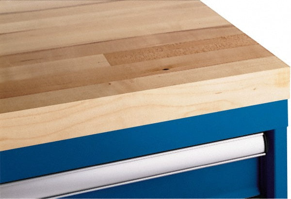 LISTA XSHS1BCT Tool Case Butcher Block Top Wood, 40-1/4" Wide, 22-1/2" Depth, 3/4" Height