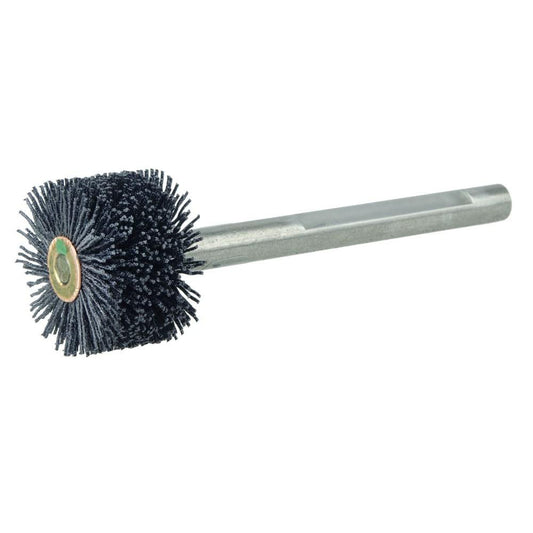 Weiler 17212 Wheel Brush 1-1/2" Wheel Dia, 1" Face Width, 0.0260" Wire Dia, Crimped