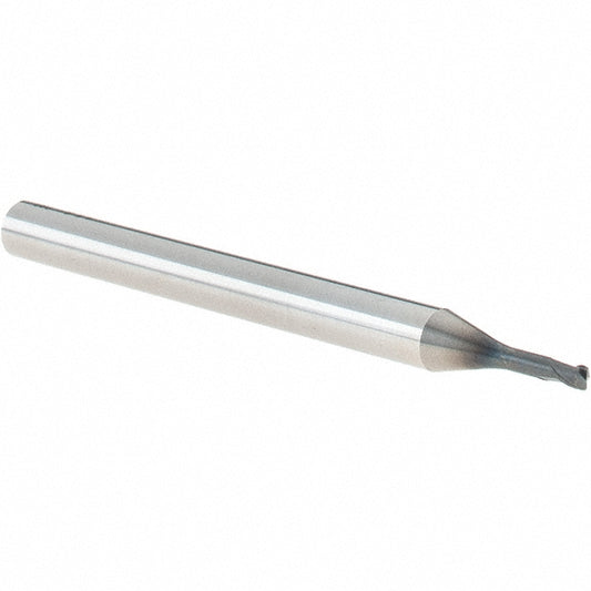 OSG 3101501 Corner Radius End Mill 1.50 mm Dia, 1.20 mm LOC, 0.20 mm Radius, 2 Flute, Solid Carbide